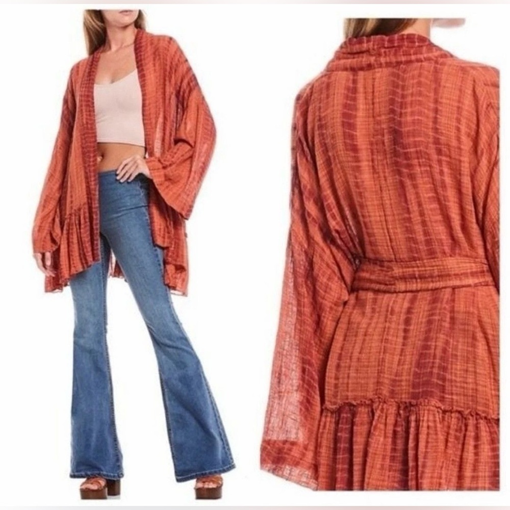 Free People One Sasha Tie Dye Kimono: XS/Small